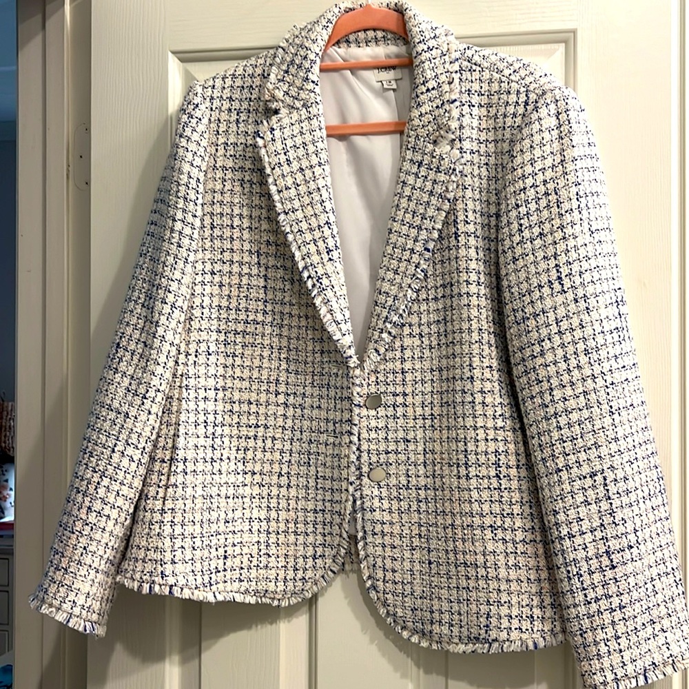 Tweed j crew balzer